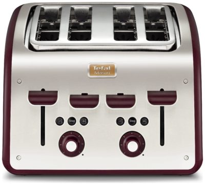 Tefal - Maison 4 Slice Toaster - Red